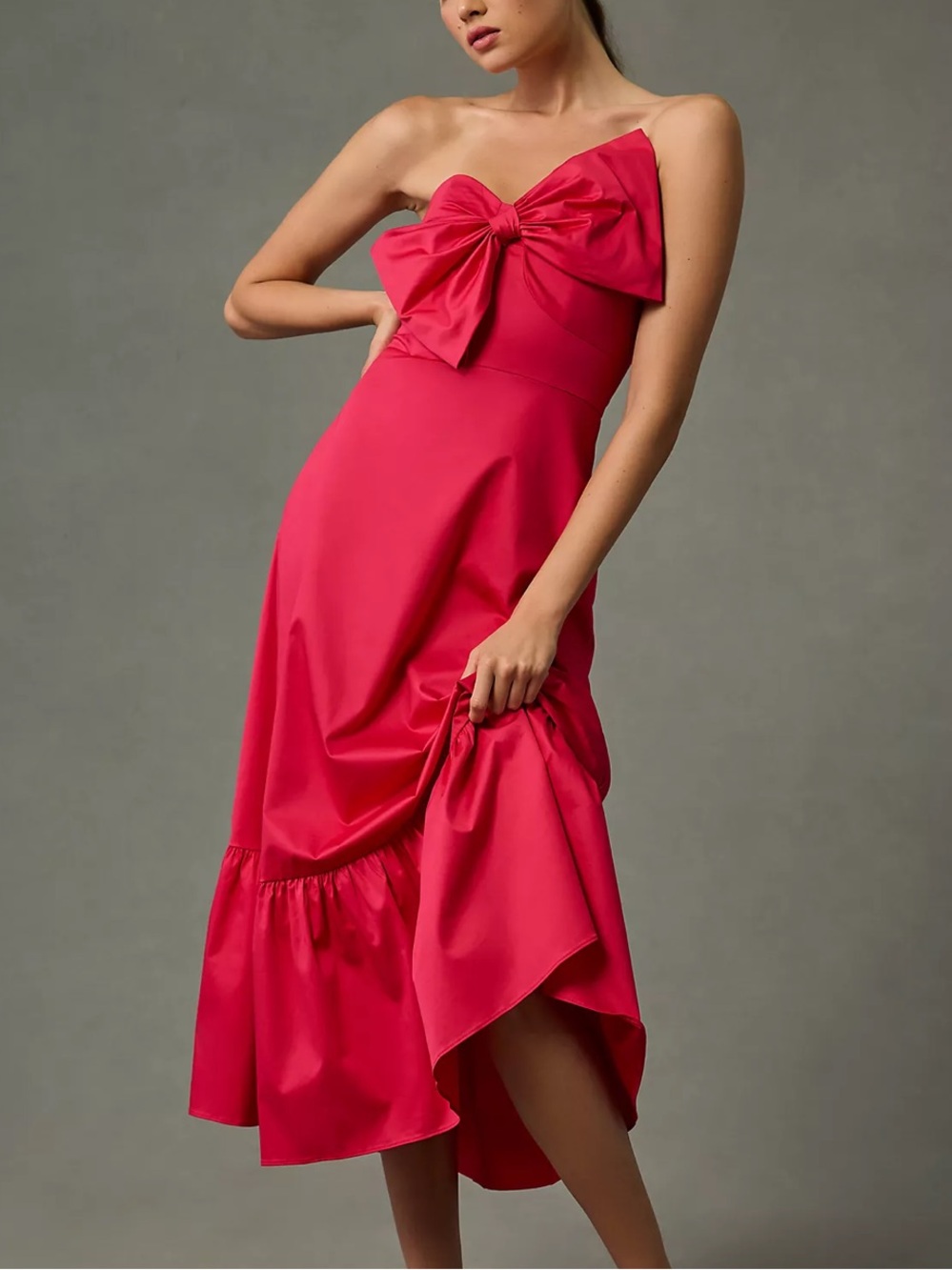 Hutch Bow Tie MIDI Dress